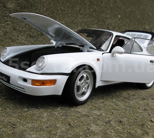 Porsche 911 (964) Turbo Модель 1:18 Белый