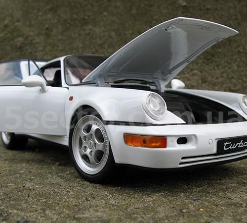 Porsche 911 (964) Turbo Модель 1:18 Белый