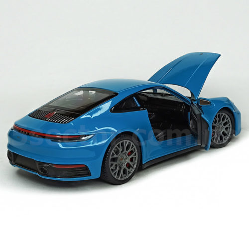 Porsche 911 Carrera 4S (992) Модель 1:24 Голубой