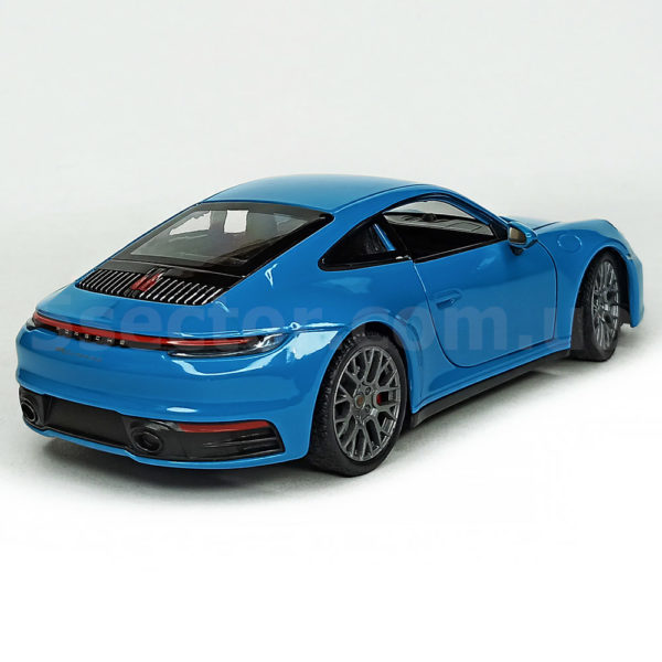 Porsche 911 Carrera 4S (992) Модель 1:24 Голубой