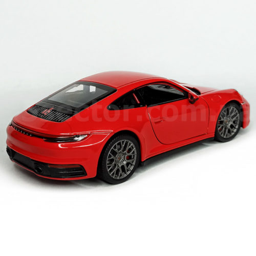 Porsche 911 Carrera 4S (992) Модель 1:24 Красный