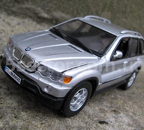BMW X5 (E53) 2002 Модель 1:24 Серый