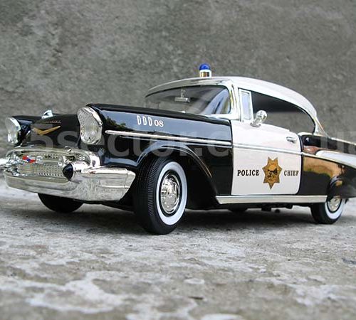 Chevrolet Bel Air Police Chief 1957 Модель 1:18