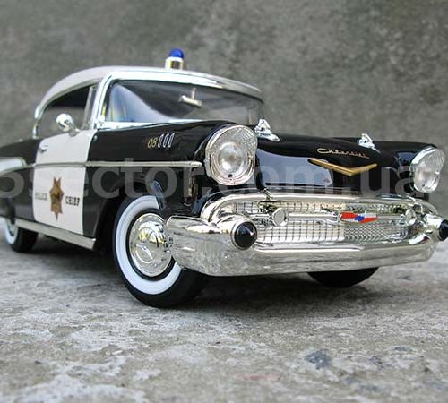 Chevrolet Bel Air Police Chief 1957 Модель 1:18