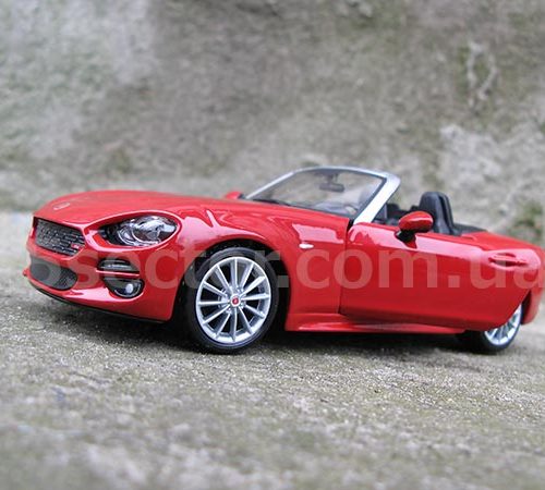 Fiat 124 Spider 2017 Модель 1:24 Красный