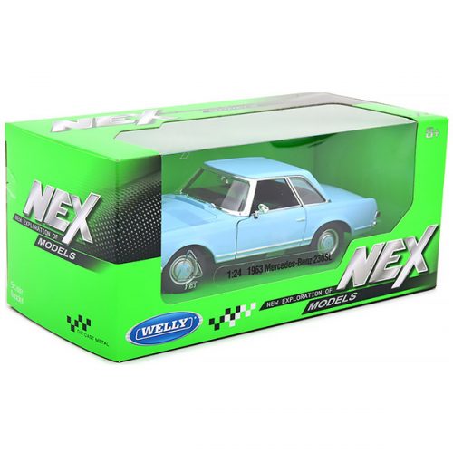 Mercedes-Benz 230 SL (W113) 1963 Модель 1:24 Голубой