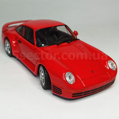 Porsche 959 Коллекционная модель 1:24 Красный