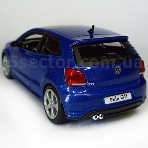 Volkswagen Polo 5 GTI Модель 1:24 Синий