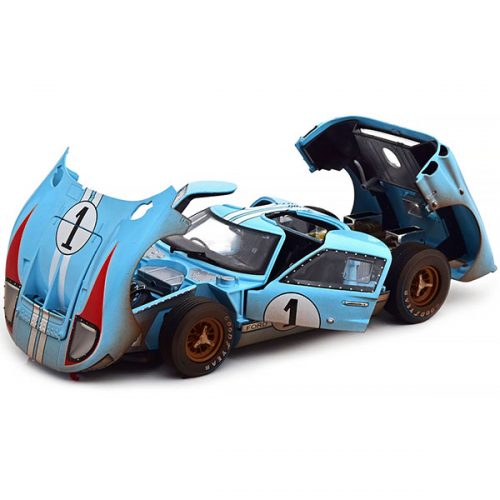 Ford GT40 MK II No.1 24h Le Mans 1966 Dirty Version 1:18