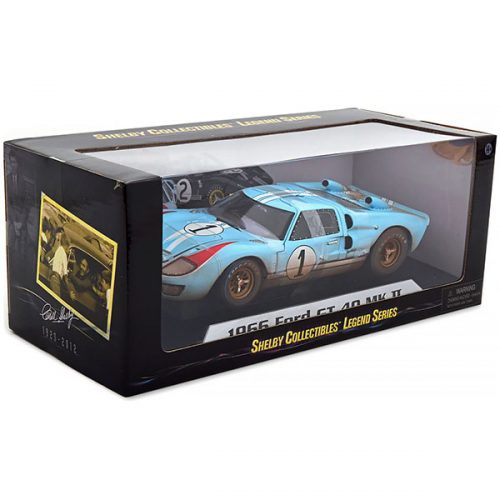 Ford GT40 MK II No.1 24h Le Mans 1966 Dirty Version 1:18