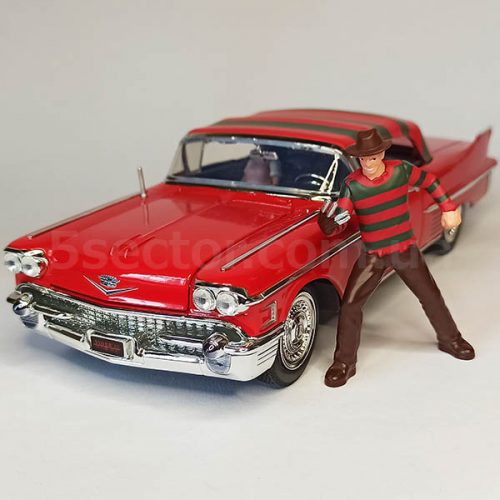 Freddy Krueger & Cadillac Series 62 1958 Модель 1:24