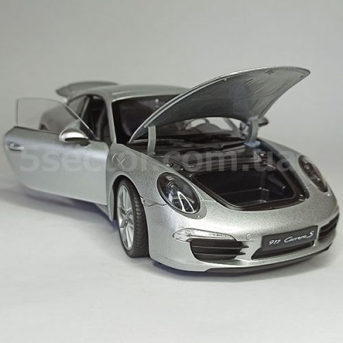 Porsche 911 (991) Carrera S Coupe Модель 1:18 Серый