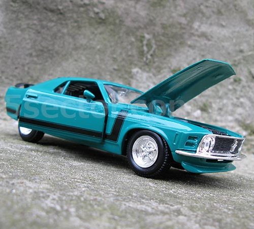 1970 Ford Mustang Boss 302 Модель 1:24 Зеленый