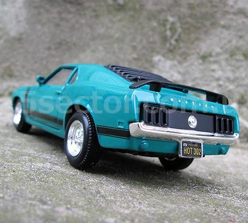 1970 Ford Mustang Boss 302 Модель 1:24 Зеленый