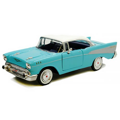 Chevrolet Bel Air 1957 Модель 1:24 Голубой