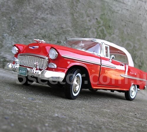 Chevrolet Bel Air convertible 1955 Модель 1:18 Красный