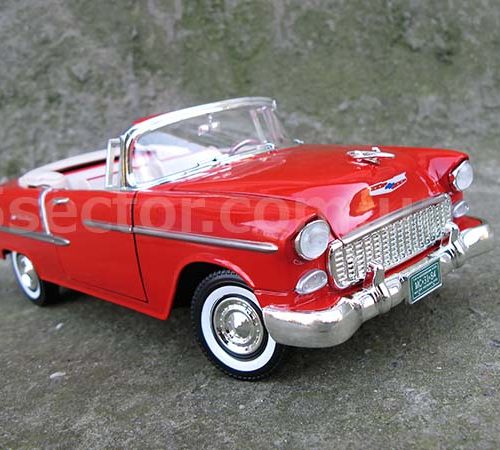 Chevrolet Bel Air convertible 1955 Модель 1:18 Красный