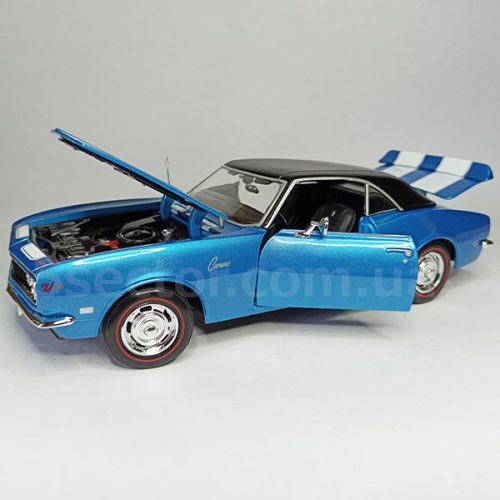 Chevrolet Camaro Z28 1968 Модель 1:18 Голубой