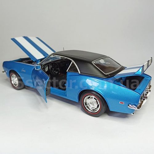 Chevrolet Camaro Z28 1968 Модель 1:18 Голубой