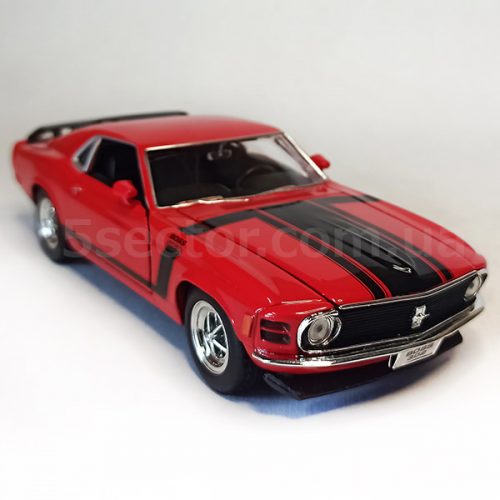 Ford Mustang Boss 302 1970 Модель 1:24 Красный