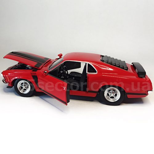 Ford Mustang Boss 302 1970 Модель 1:24 Красный