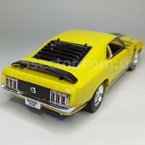 Ford Mustang Boss 302 1970 Модель 1:24 Желтый