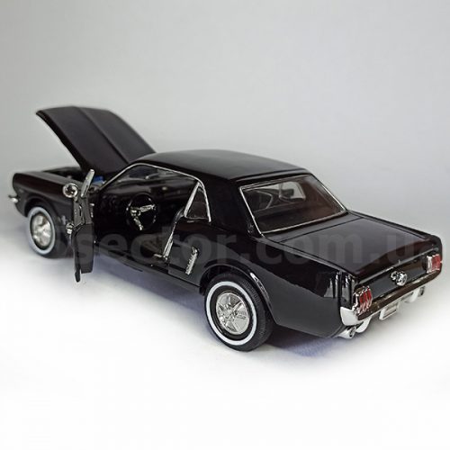 1964 1/2 Ford Mustang Coupe Модель 1:24 Черный