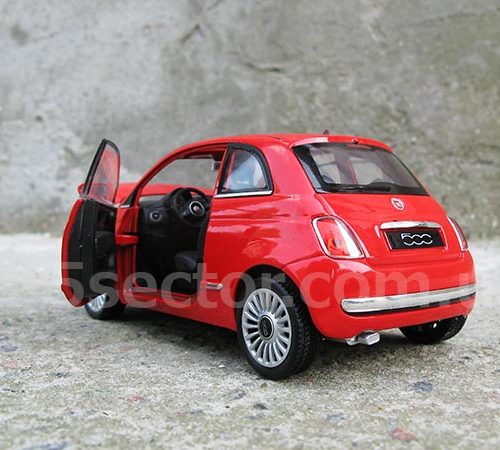 Fiat 500 2007 Коллекционная модель 1:24 Красный