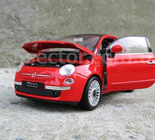 Fiat 500 2007 Коллекционная модель 1:24 Красный