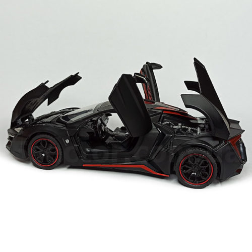 Lykan HyperSport Модель 1:24 Черный матовый