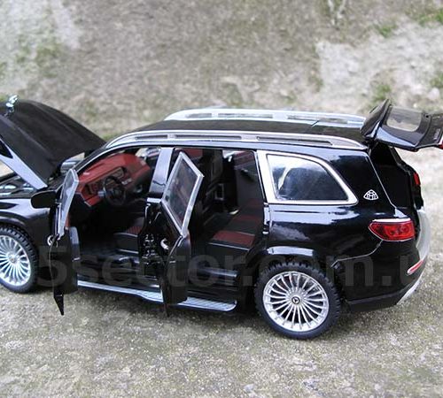 Mercedes-Maybach GLS 600 Модель 1:24 Черный