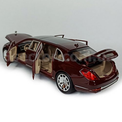 Mercedes-Maybach Лимузин Модель 1:24 Бордовый