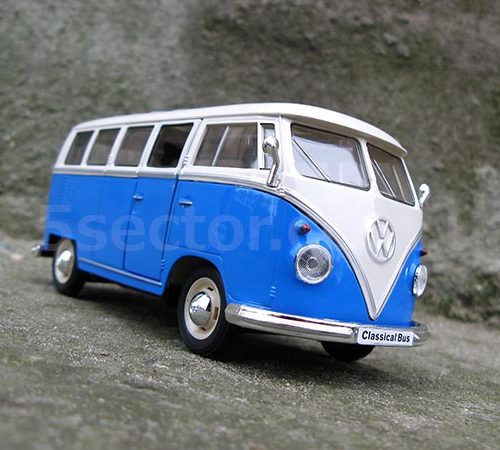 VW T1 Bus 1963 Коллекционная модель 1:24 Голубой