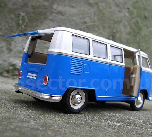 VW T1 Bus 1963 Коллекционная модель 1:24 Голубой