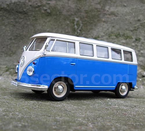 VW T1 Bus 1963 Коллекционная модель 1:24 Голубой