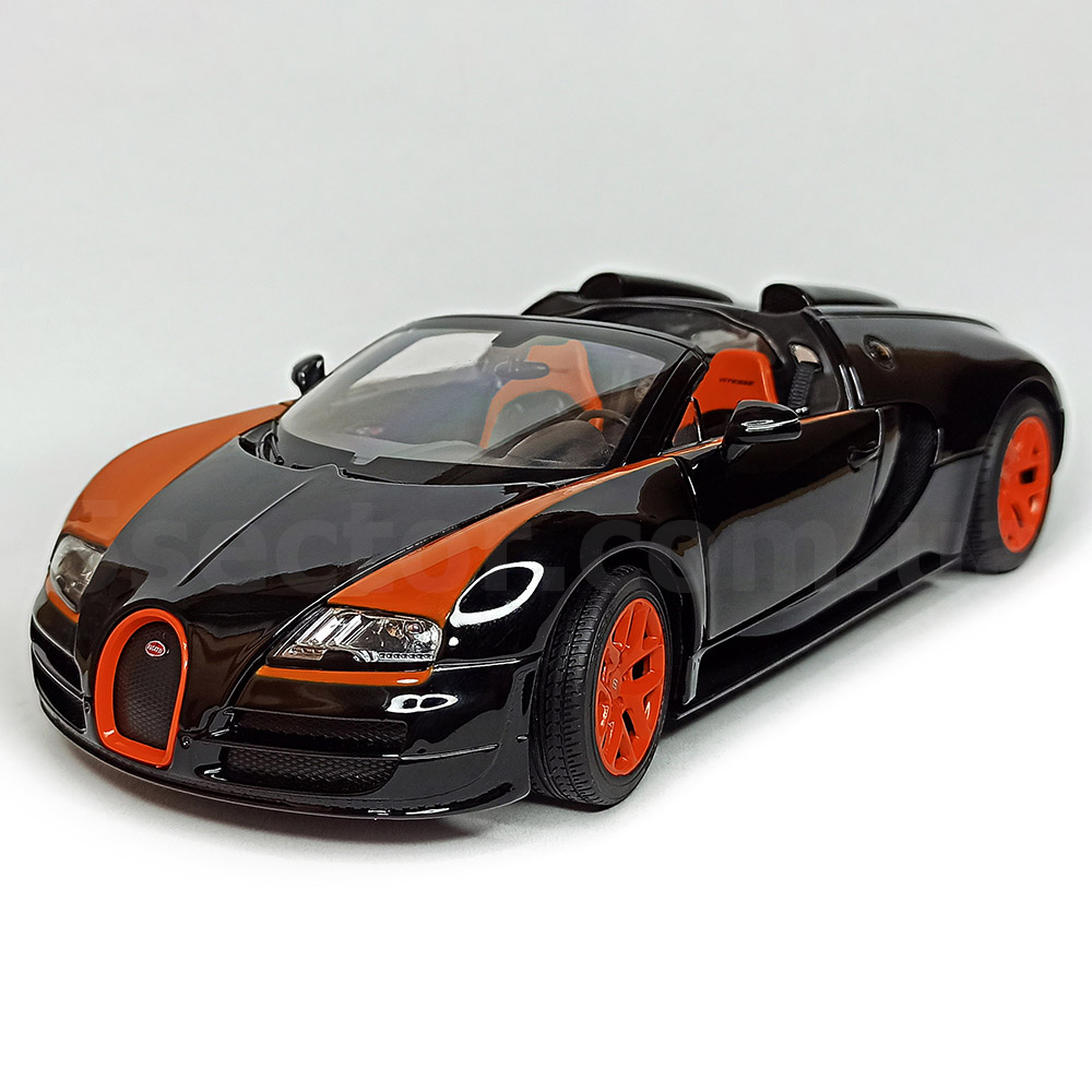 Bugatti Veyron 16.4 Grand Sport Vitesse Модель 1:18 Черный