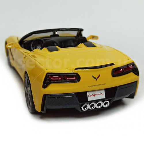 Corvette Stingray Convertible 2014 Модель 1:24 Желтый