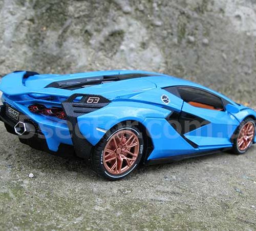 2019 Lamborghini Sián FKP 37 Модель 1:24 Голубой