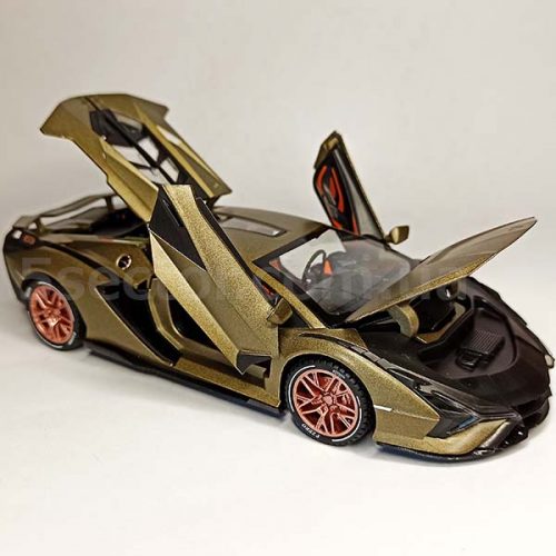 2019 Lamborghini Sian FKP 37 Модель 1:24 Матово-оливковый