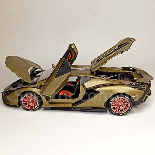 2019 Lamborghini Sián FKP 37 Модель 1:24 Матово-оливковый