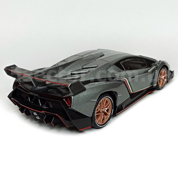Lamborghini Veneno Модель 1:24 Серый