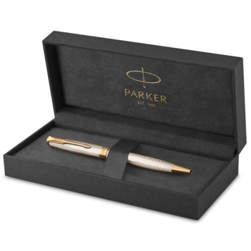 Ручка шариковая Parker Sonnet 17 Silver Mistral GT BP 88 632