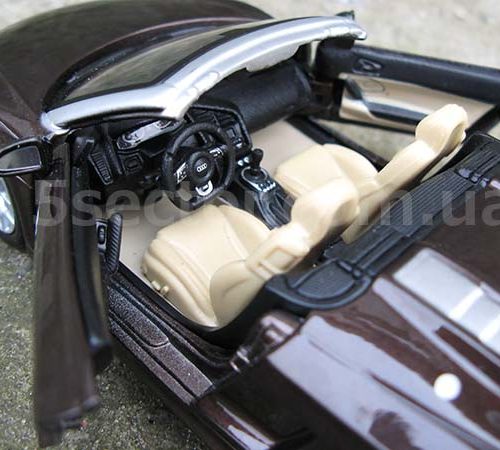 Audi R8 Spyder 2009 Модель 1:24 Коричневый