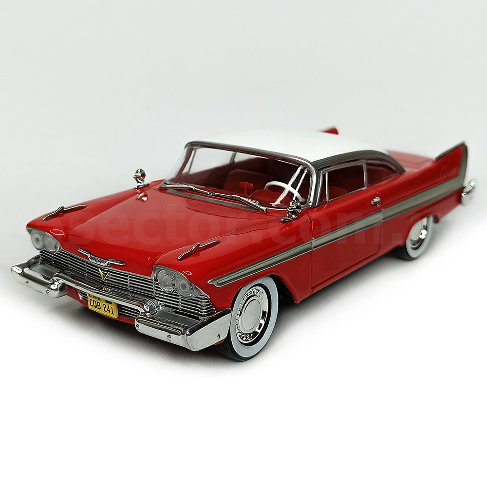 Plymouth Fury 1958 Christine Модель 1:24 Красный - 5sector