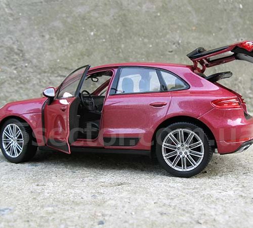 Porsche Macan Turbo Модель 1:24 Красный