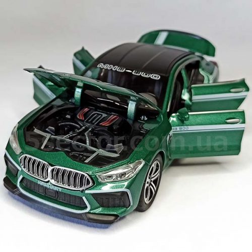 BMW M8 Competition Coupe Manhart Модель 1:32 Зеленый