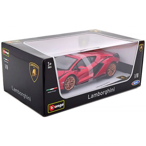Lamborghini Sian FKP 37 2020 Модель 1:18 Красный