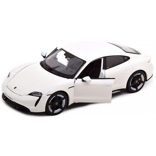 Porsche Taycan Turbo S 2020 Модель 1:24 Белый