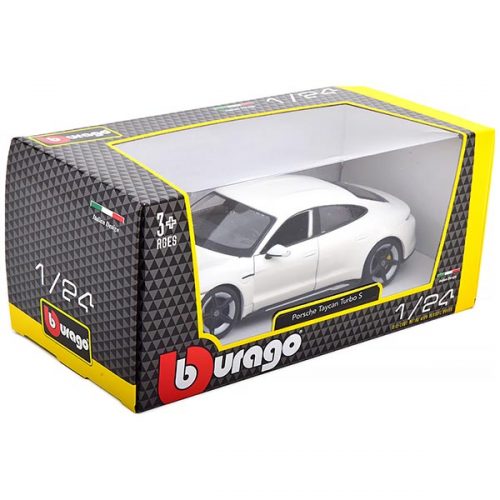 Porsche Taycan Turbo S 2020 Модель 1:24 Белый