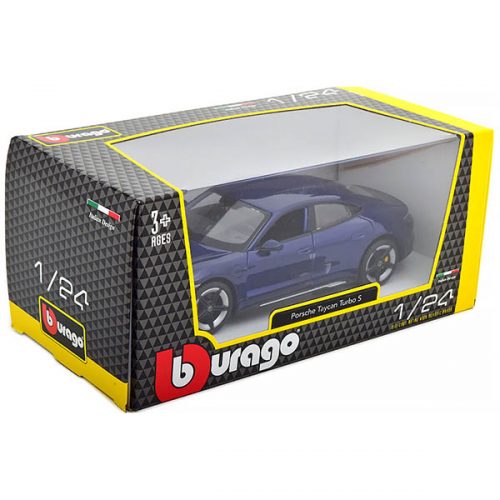 Porsche Taycan Turbo S 2020 Модель 1:24 Синий